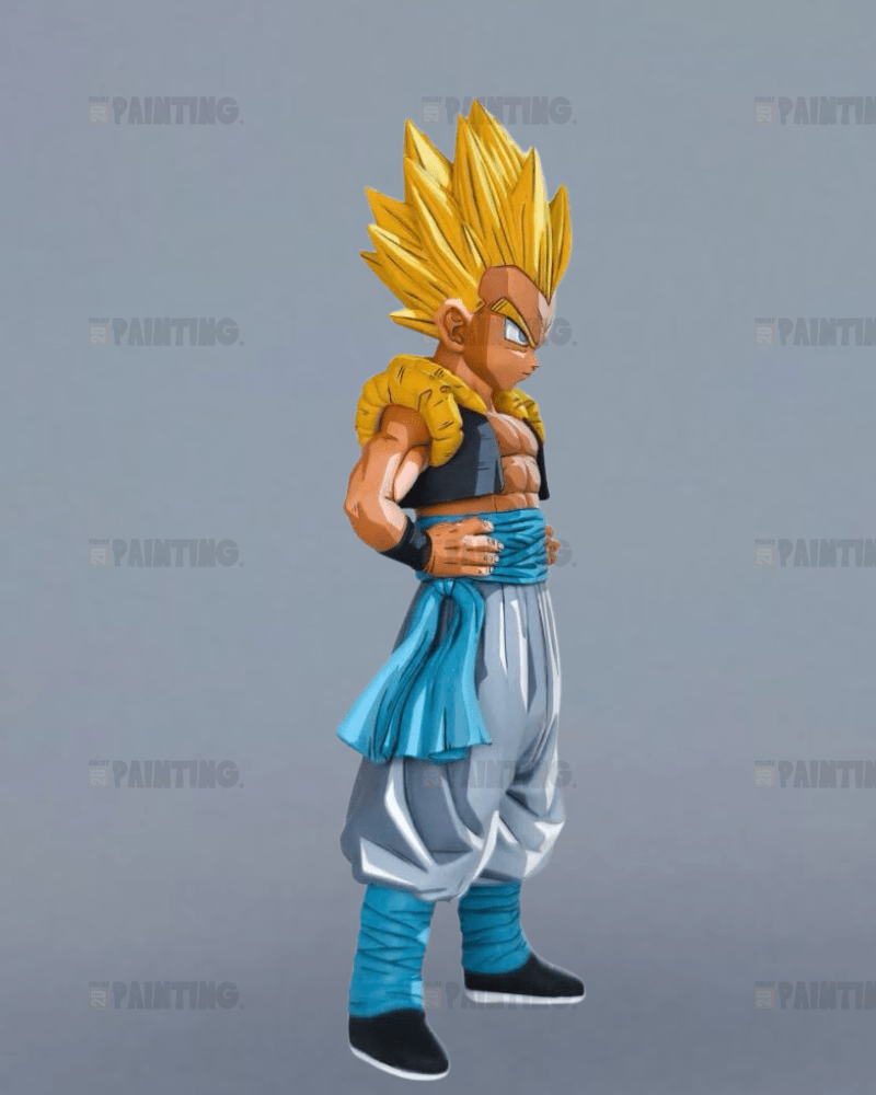 19CM Dragon Ball Super Saiyan Gotenks Action Figure Repaint