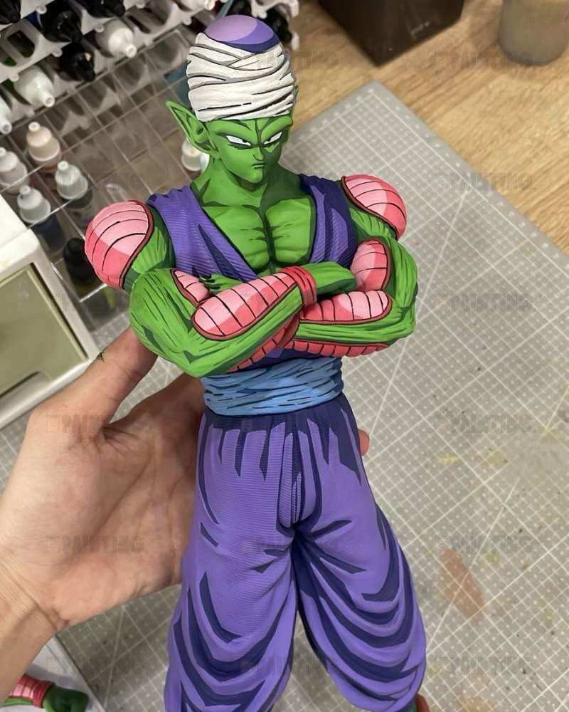 32CM Dragon Ball Z Piccolo Figure Repaint 2D Anime Colour