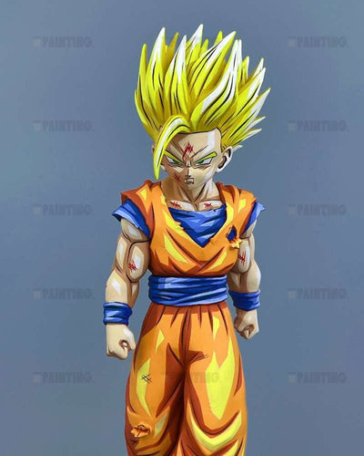19CM Dragon Ball Z Son Gohan SSJ2 Figure Repaint