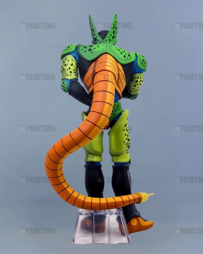 27CM Dragon Ball Cell Second Form Figure Repaint