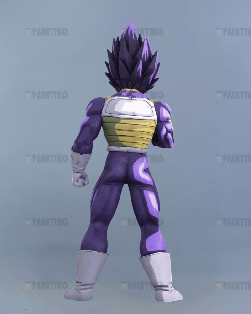 29CM Dragon Ball Z Vegeta Ultra Ego War Damage Figure Repaint