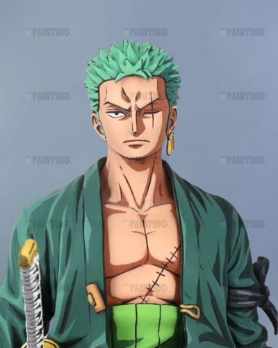 30CM One Piece Premium Roronoa Zoro Figure Repaint