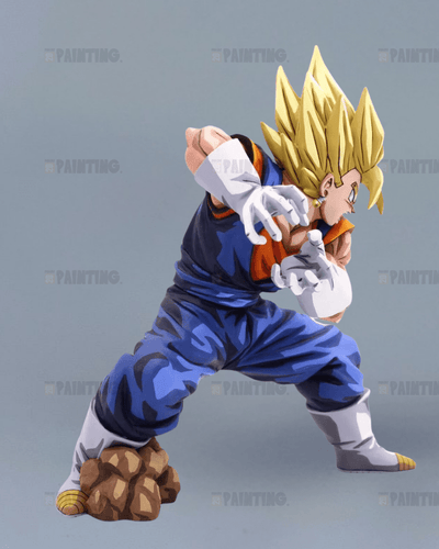 20CM Dragon Ball Vegito Kamehameha Attack Figure Repaint