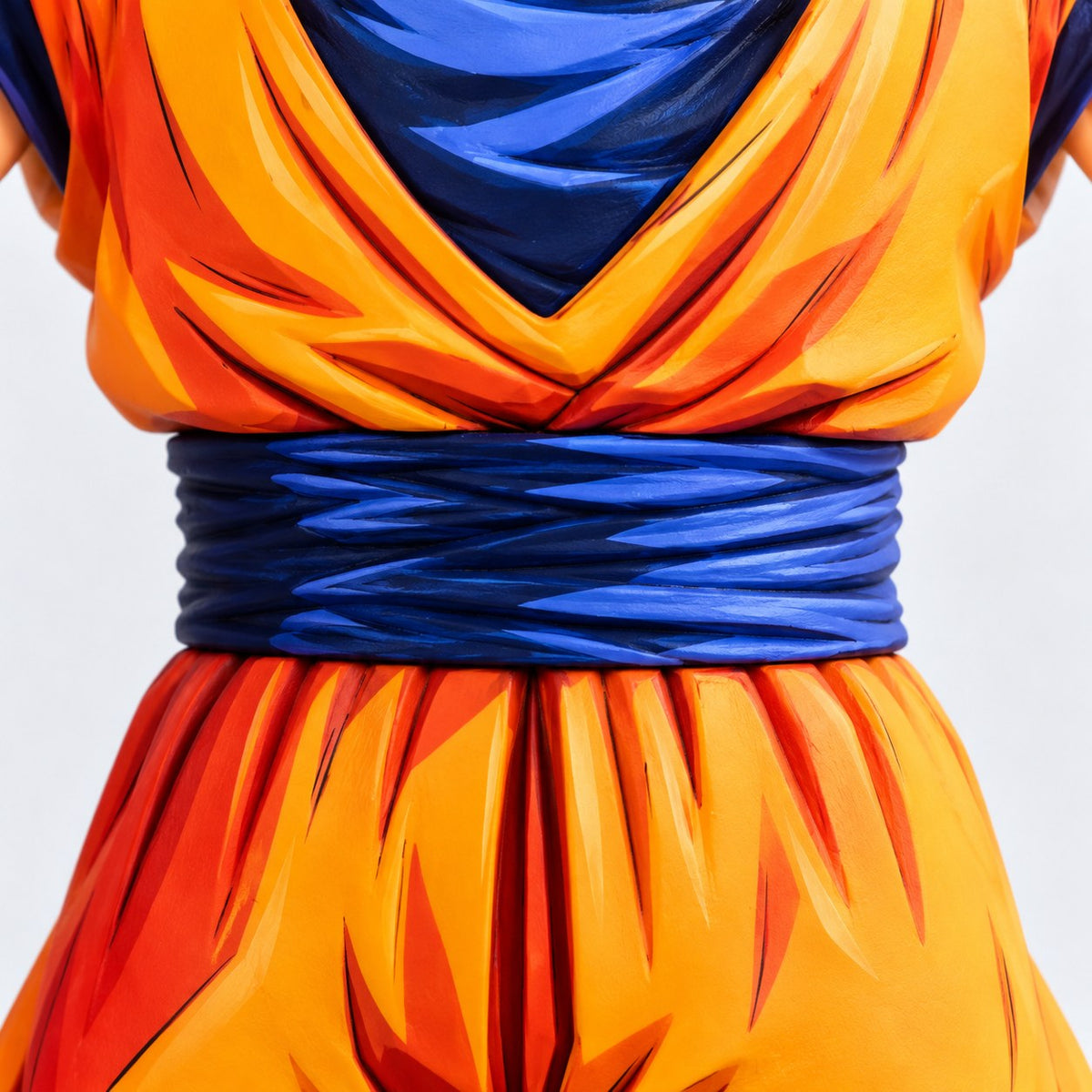Dragon Ball Super Saiyan 2 Son Goku Figure Repaint — 31 cm Standing Pose — paintwork detail