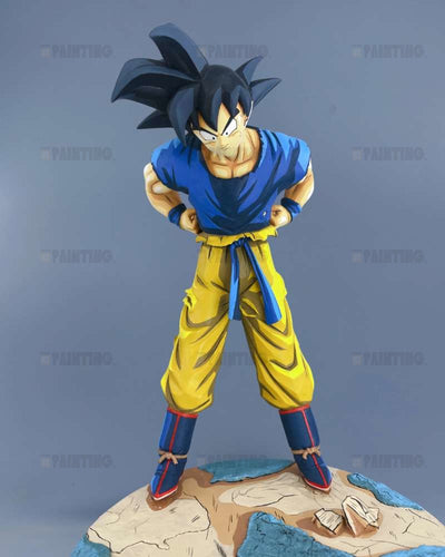 22CM Son Goku vs Frieza Battle On Planet Namek Figure Repaint