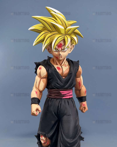 16CM Solid Edge Works Son Gohan Super Saiyan Figure Repaint
