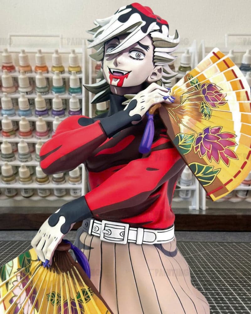 Demon Slayer Kimetsu No Yaiba 2D Painted Doma Figure Repaint