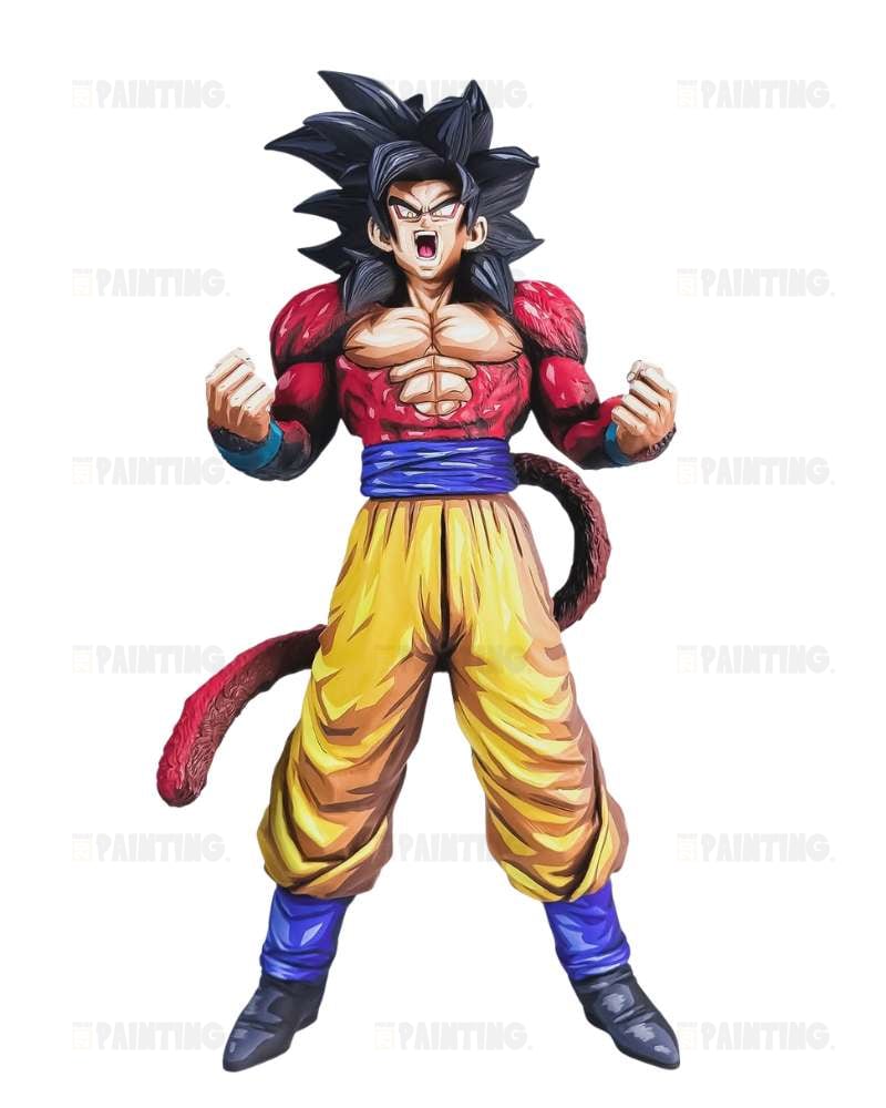Dragon Ball GT Super Saiyan 4 Son Goku Figure Repaint