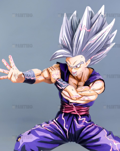 20CM Dragon Ball Son Gohan Beast SSJ Figure Repaint
