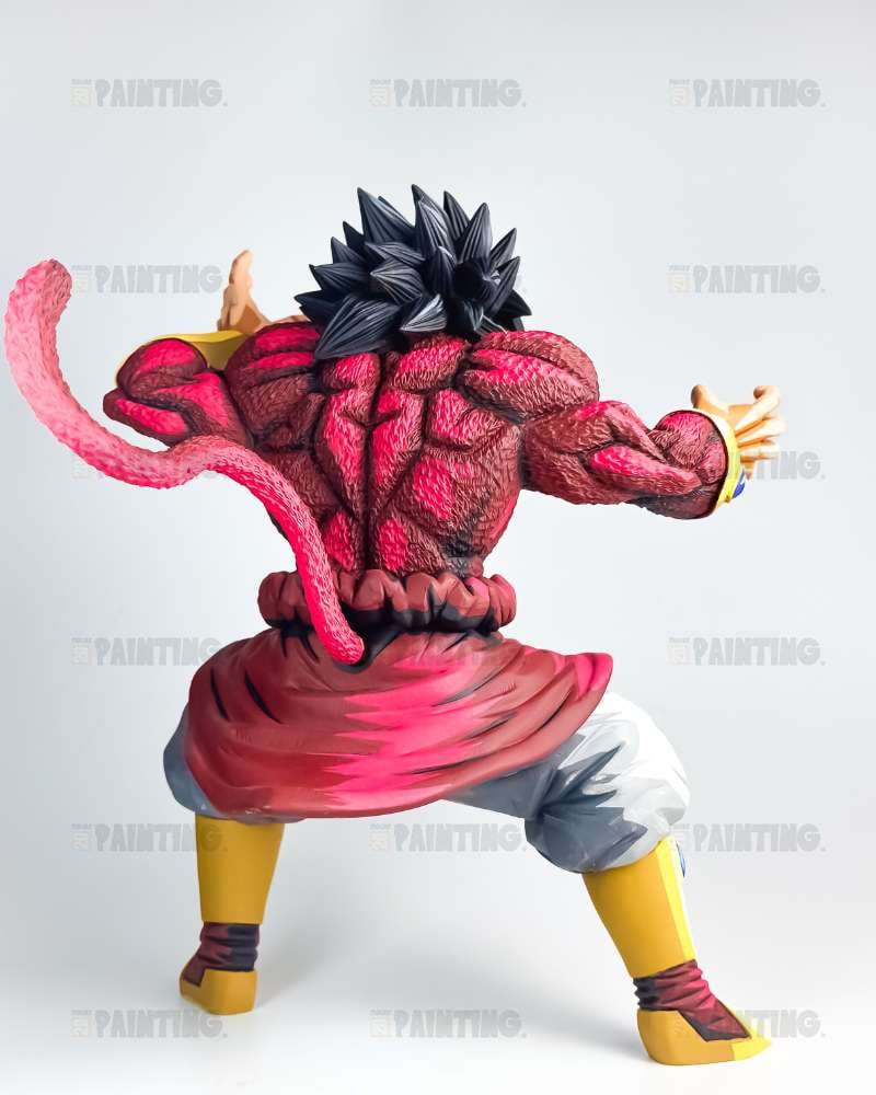 2D Manga Colour Dragon Ball Broly Super Saiyan 4 Figure Repaint