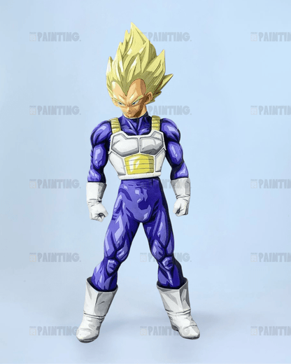 30CM Dragon Ball Z SSJ2 Vegeta Figure Repaint
