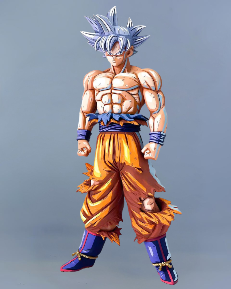 31CM Dragon Ball Z Son Goku Ultra Instinct Figure Repaint