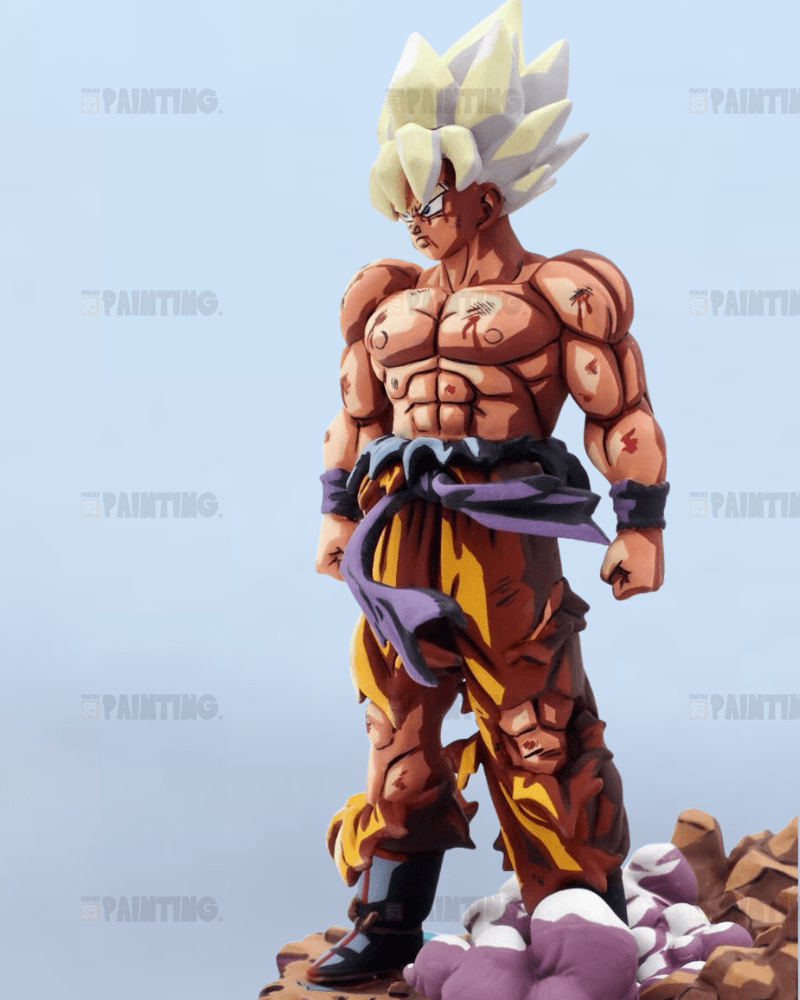 13CM Dragon Ball Z Son Goku Anime Figure Repaint