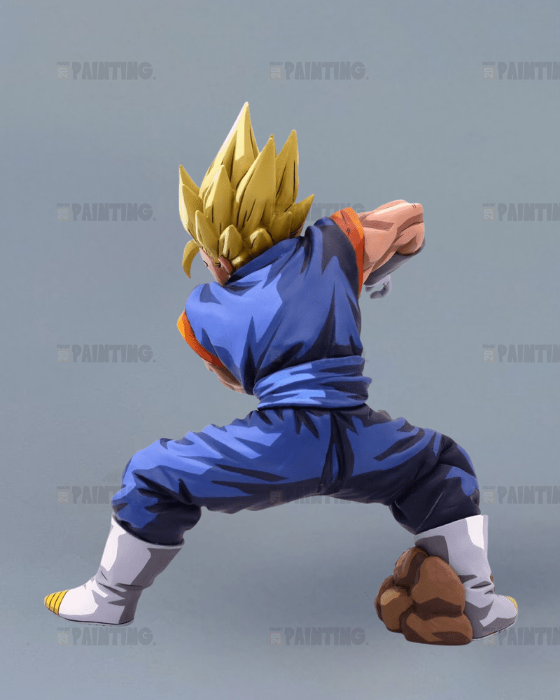20CM Dragon Ball Vegito Kamehameha Attack Figure Repaint