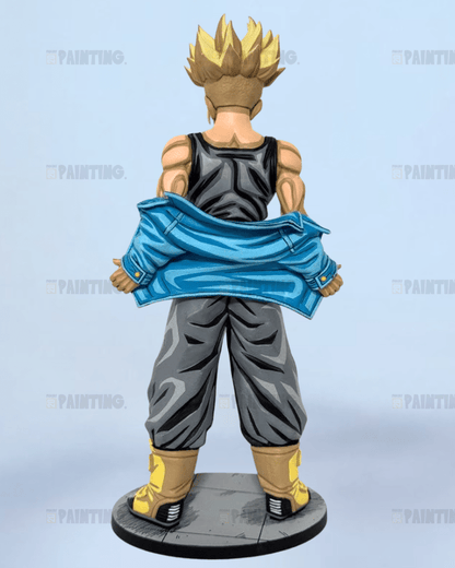 21CM Dragon Ball Departure 9 Super Saiyan Trunks Figure Repaint