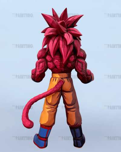 25CM Dragon Ball Super Saiyan 4 Son Goku Figure