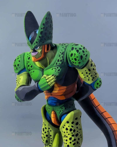 27CM Dragon Ball Cell Second Form Figure Repaint