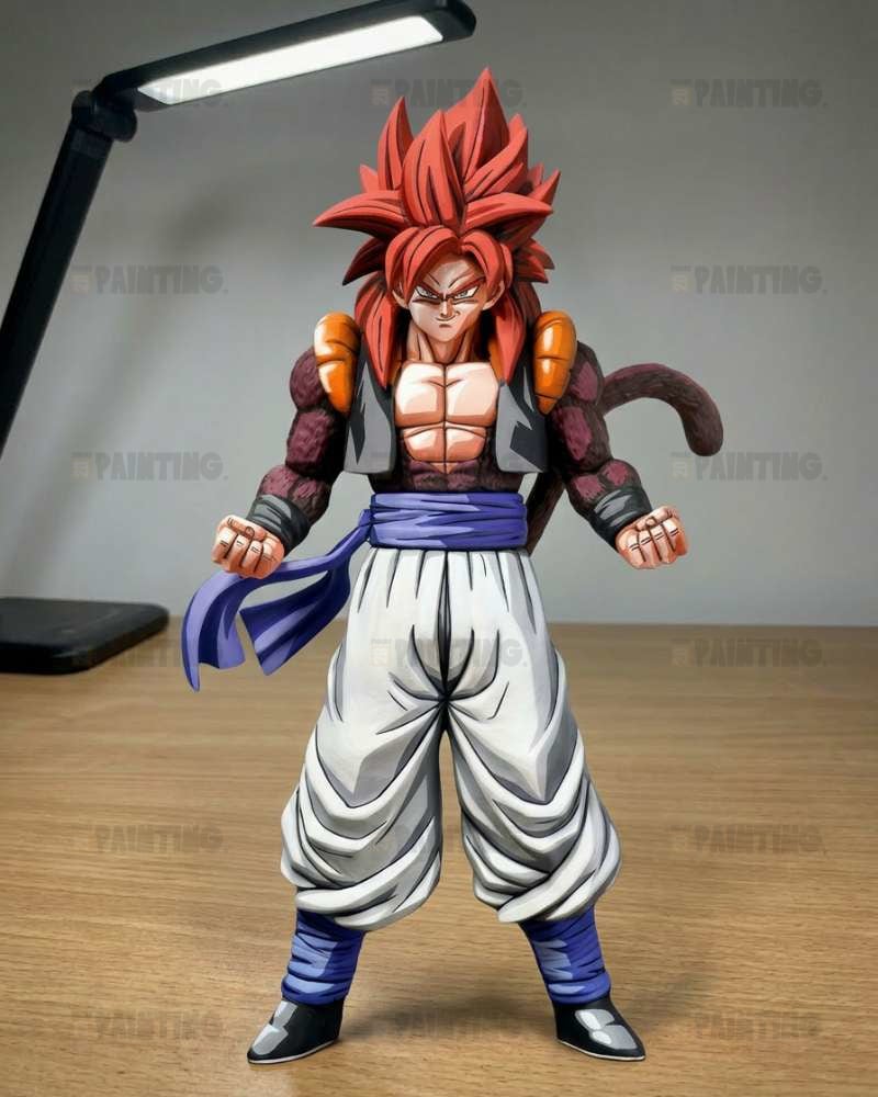 Dragon Ball GT Gogeta Super Saiyan 4 Figure Repaint