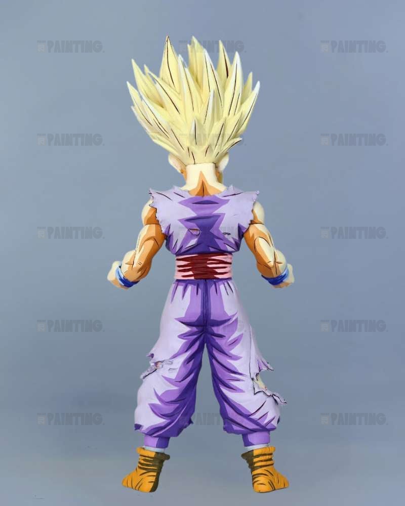 22CM Dragon Ball Son Gohan SSJ2 Figure Repaint