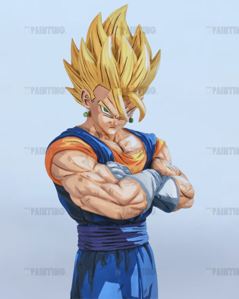 28CM Dragon Ball Super Saiyan Vegito Figure Repaint