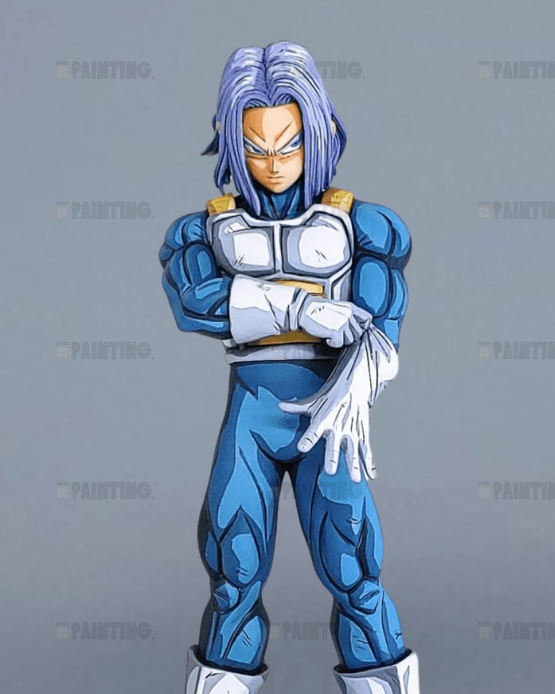 17CM Dragon Ball Resolution of Soldiers Trunks Figure Repaint