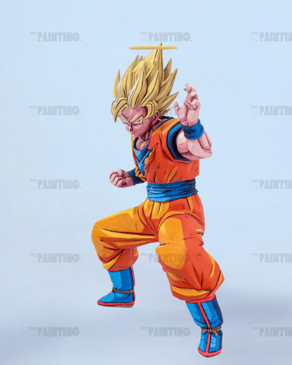 DBZ Match Makers Super Saiyan 2 Son Goku Figure