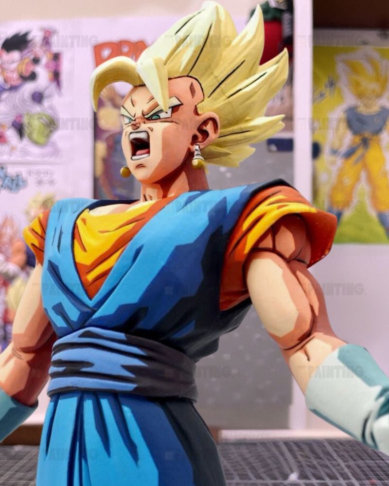 Dragon Ball Super Saiyan Vegito Anime 2D Figure Repaint