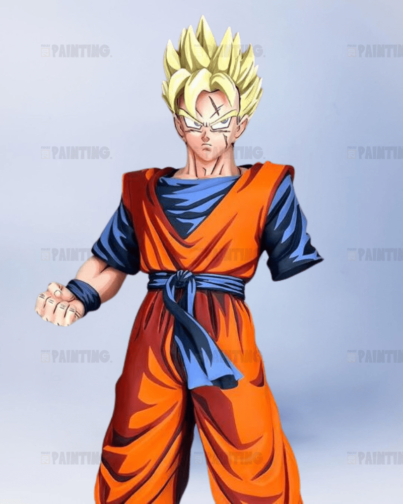 24CM DBZ Duel To The Future Son Gohan Figure Repaint