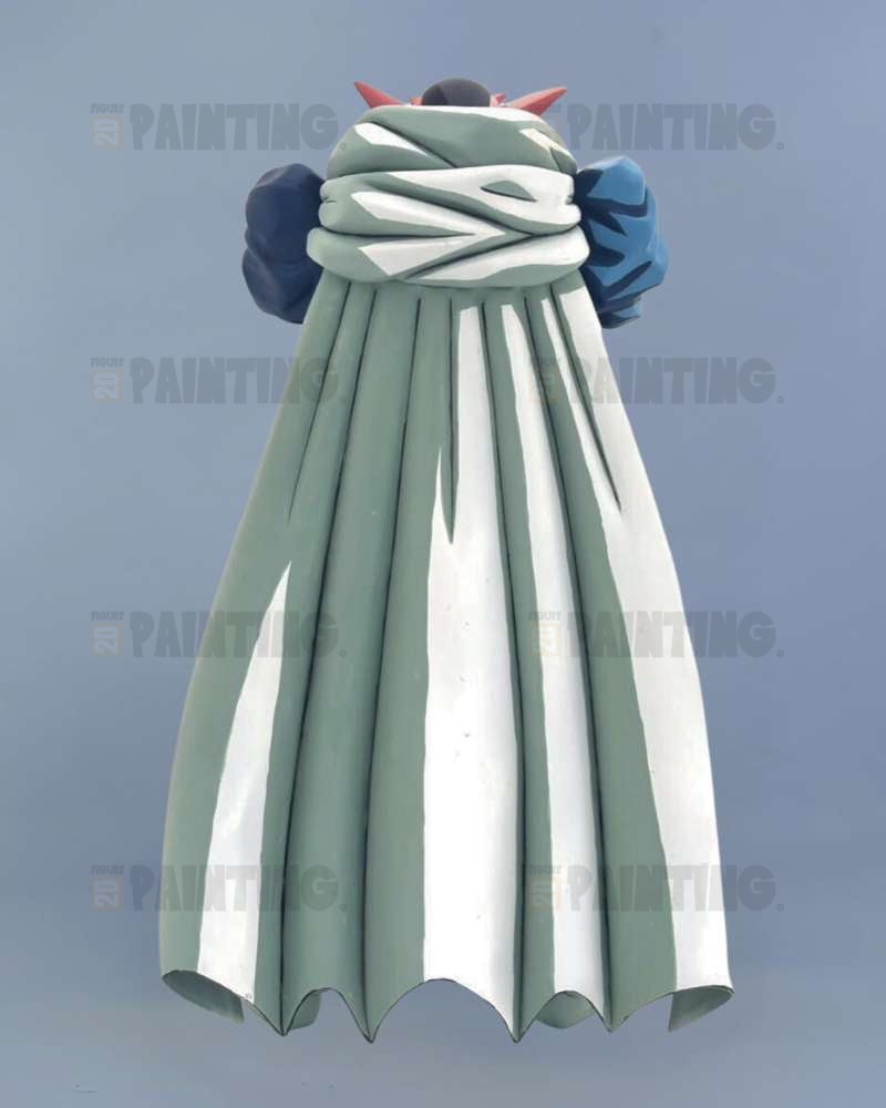 27CM Dragon Ball Dabura Figure 2D Colour Repaint