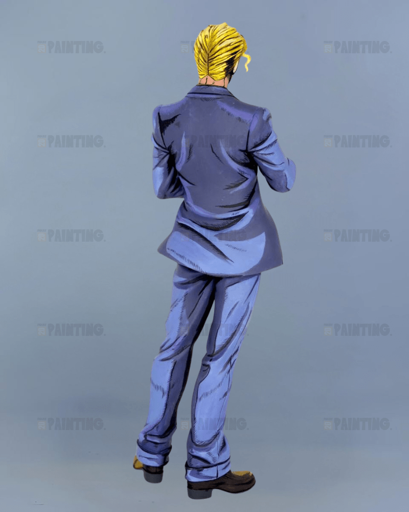 22CM JoJo's Bizarre Adventure Kira Yoshikage Figure Repaint
