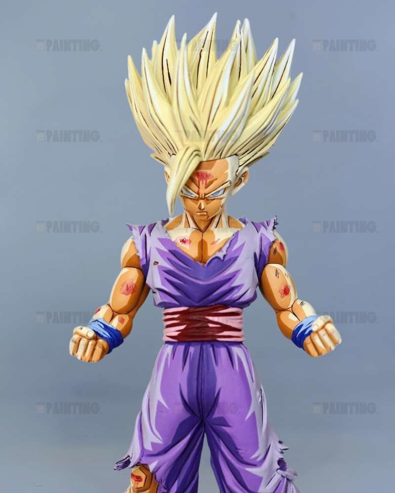 22CM Dragon Ball Son Gohan SSJ2 Figure Repaint