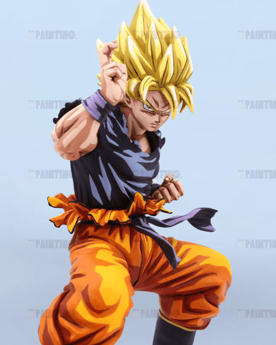 20CM Super Saiyan Son Goku Figure Repaint