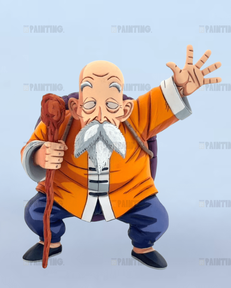 15CM Dragon Ball Master Roshi Figure Repaint