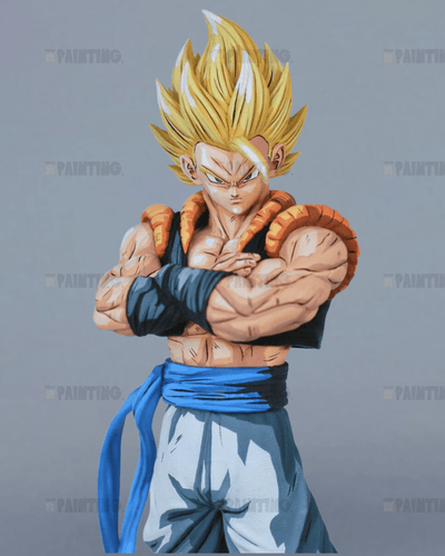 30CM Dragon Ball Super Saiyan Gogeta Action Figure Repaint