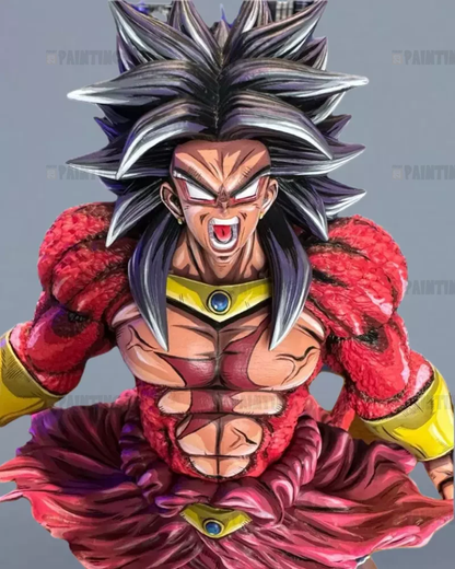 30CM Dragon Ball Broly SSJ4 Action Figure Repaint