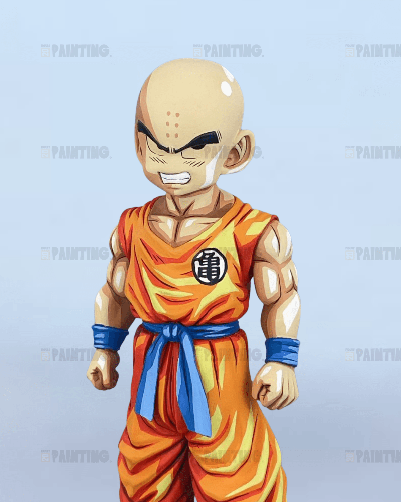 17CM Dragon Ball Z Krillin Figure Repaint