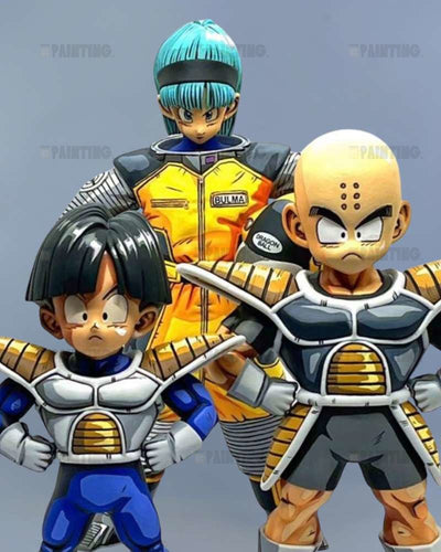 Dragon Ball Set Gohan, Krillin, Bulma 2D Figure Repaint