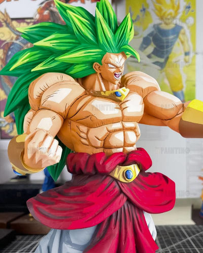 2D Comic Colour Dragon Ball Heroes Broly SSJ3 Figure