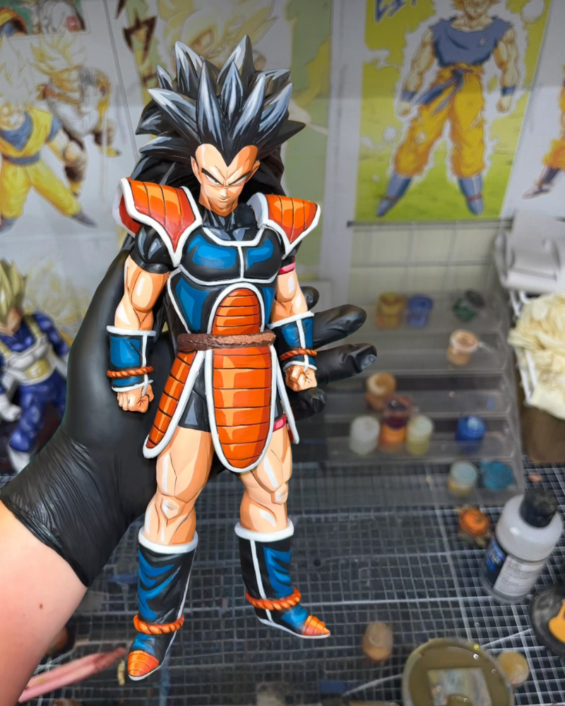 30CM Dragon Ball Super Saiyan Raditz Figure Repaint