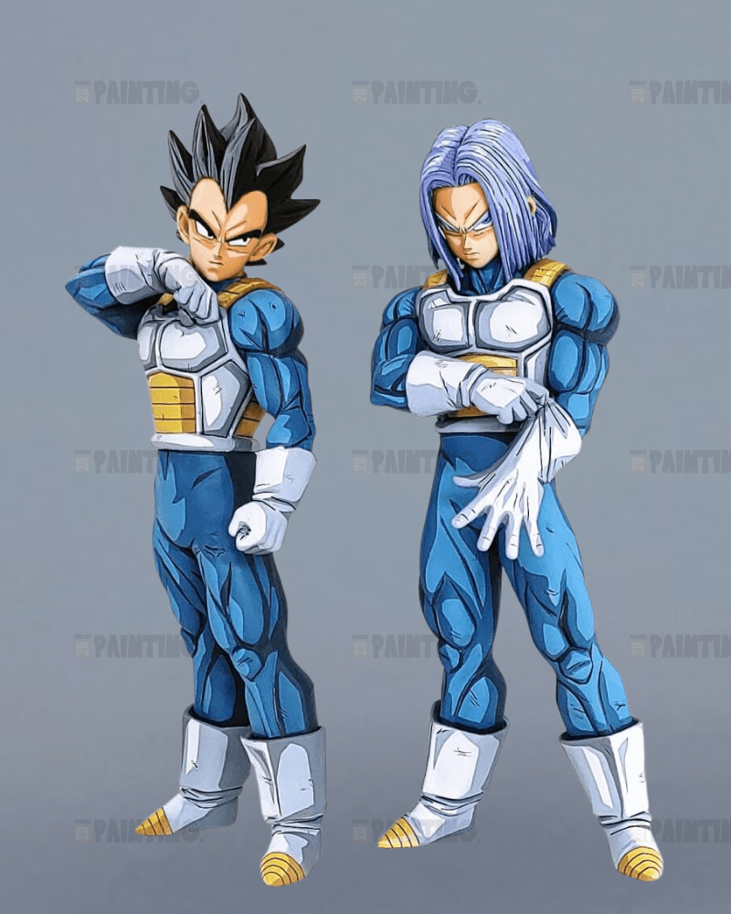 17CM Dragon Ball Resolution of Soldiers Trunks Figure Repaint