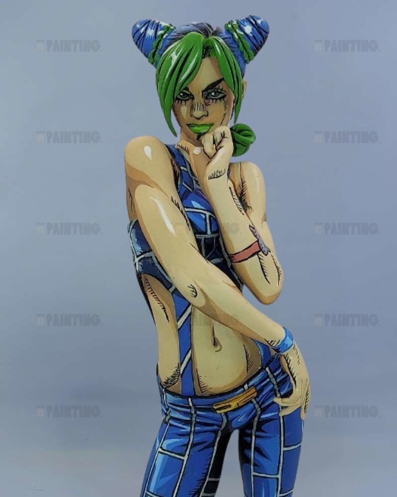 26CM Jojo's Bizarre Adventure Jolyne Cujoh Figure Repaint