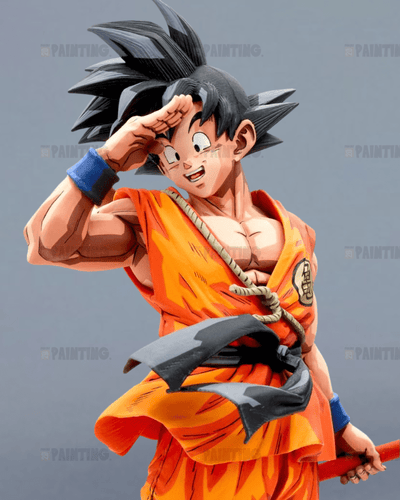 30CM Dragon Ball Z Goodbye Son Goku Figure Repaint