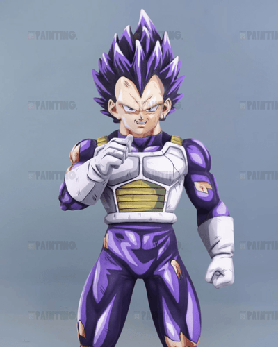 29CM Dragon Ball Z Vegeta Ultra Ego War Damage Figure Repaint