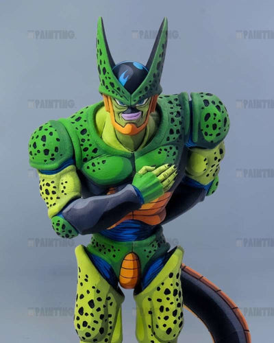 27CM Dragon Ball Cell Second Form Figure Repaint