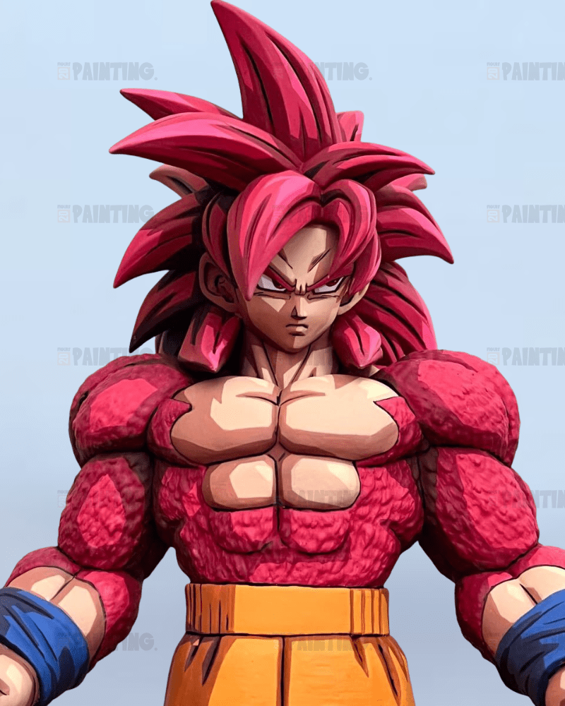 25CM Dragon Ball Super Saiyan 4 Son Goku Figure