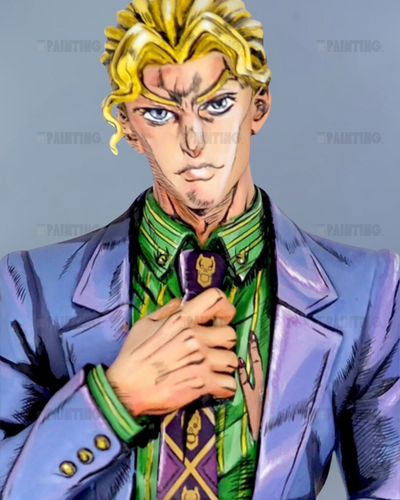 22CM JoJo's Bizarre Adventure Kira Yoshikage Figure Repaint