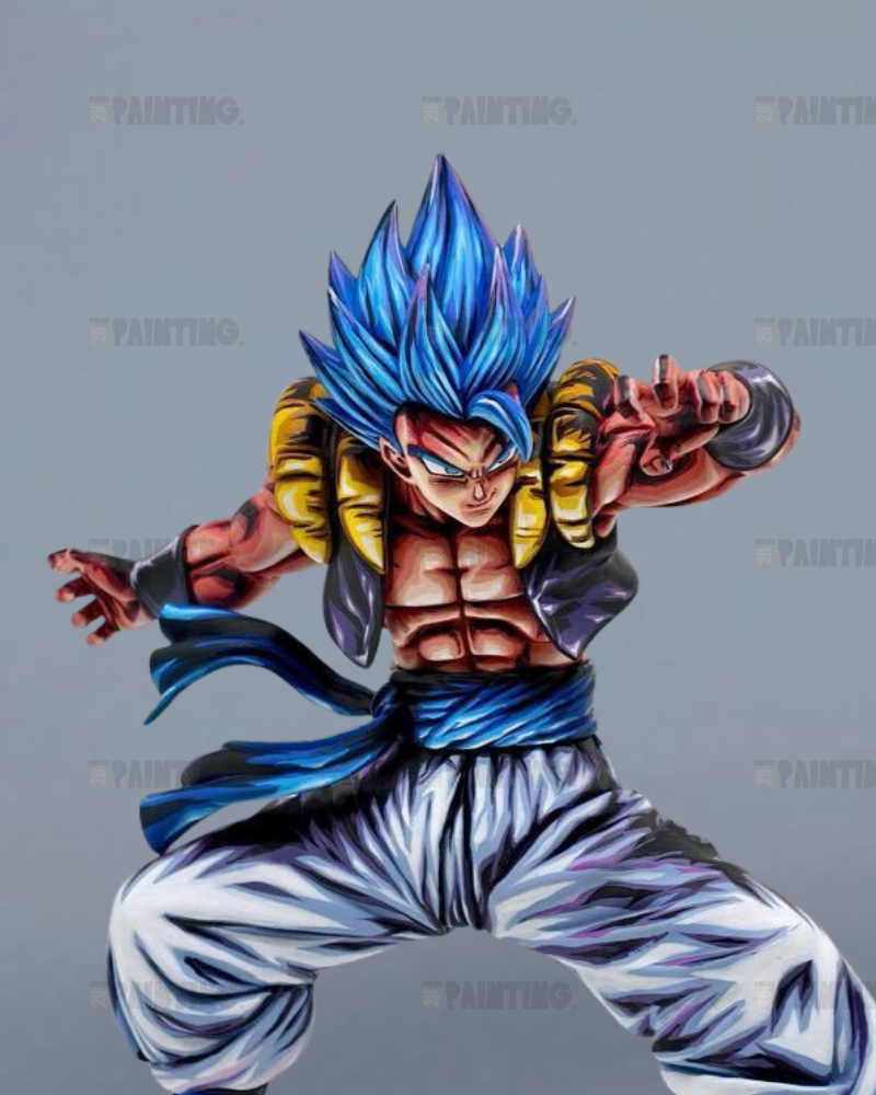 20CM Dragon Ball Masterlise Gogeta SSJ Figure Repaint