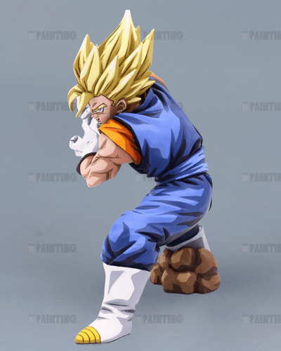 20CM Dragon Ball Vegito Kamehameha Attack Figure Repaint
