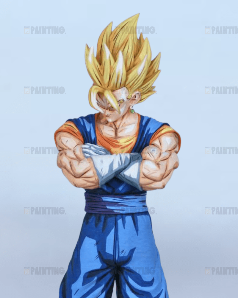 28CM Dragon Ball Super Saiyan Vegito Figure Repaint
