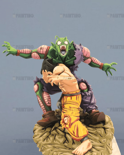 15CM Dragon Ball Son Goku vs Piccolo Figure Anime Repaint